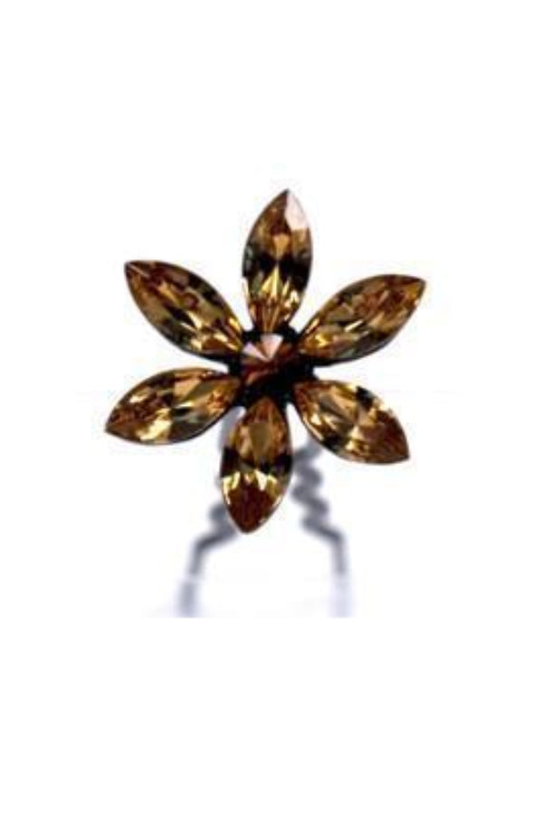 Large Crystal Daisy Bun Stick Stick Soho Style