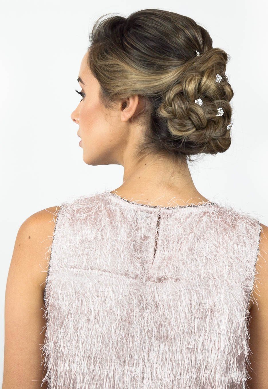 Mini Crystal Cluster Hair Stick Stick Soho Style