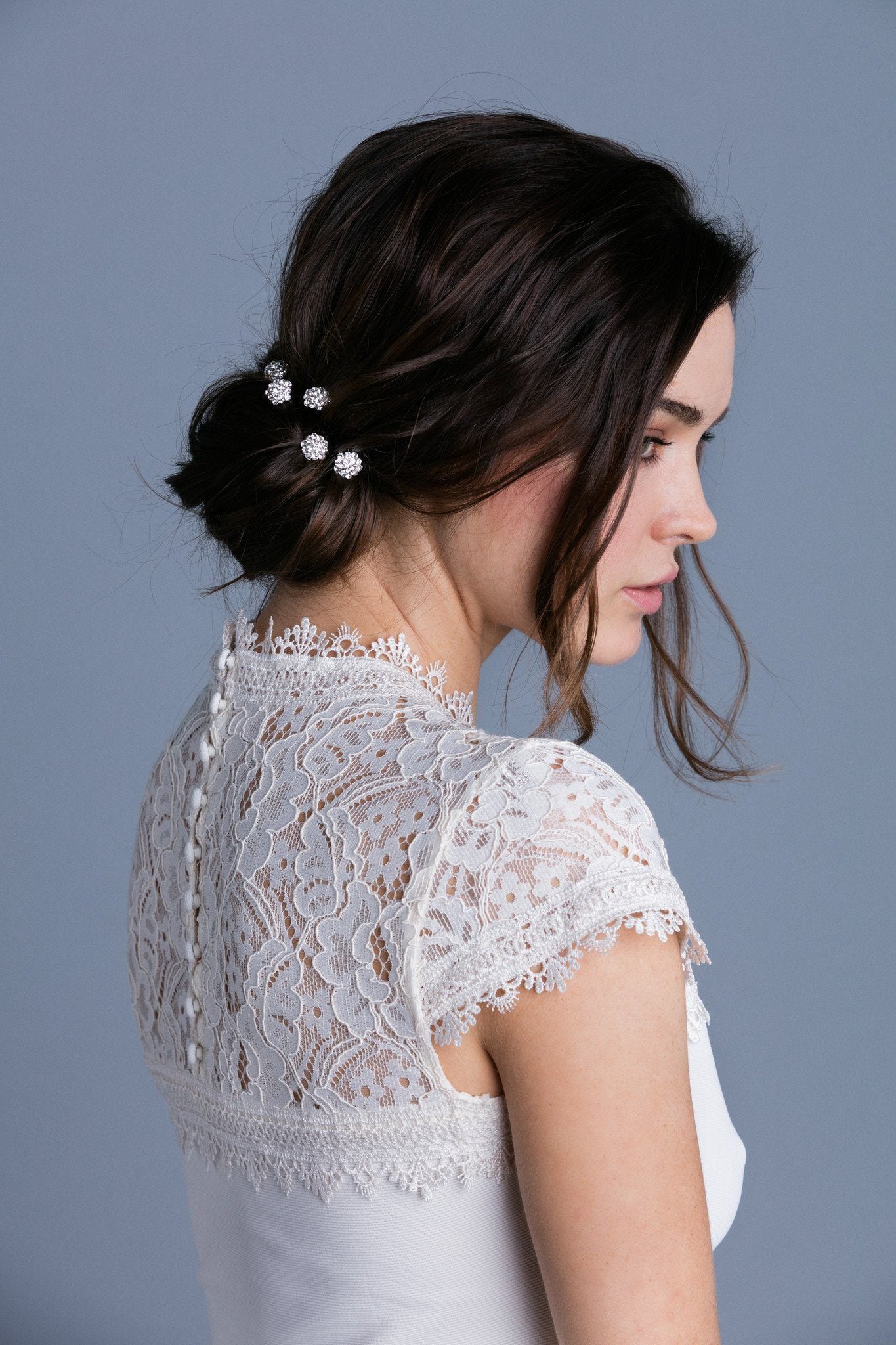 Mini Crystal Cluster Hair Stick Stick Soho Style