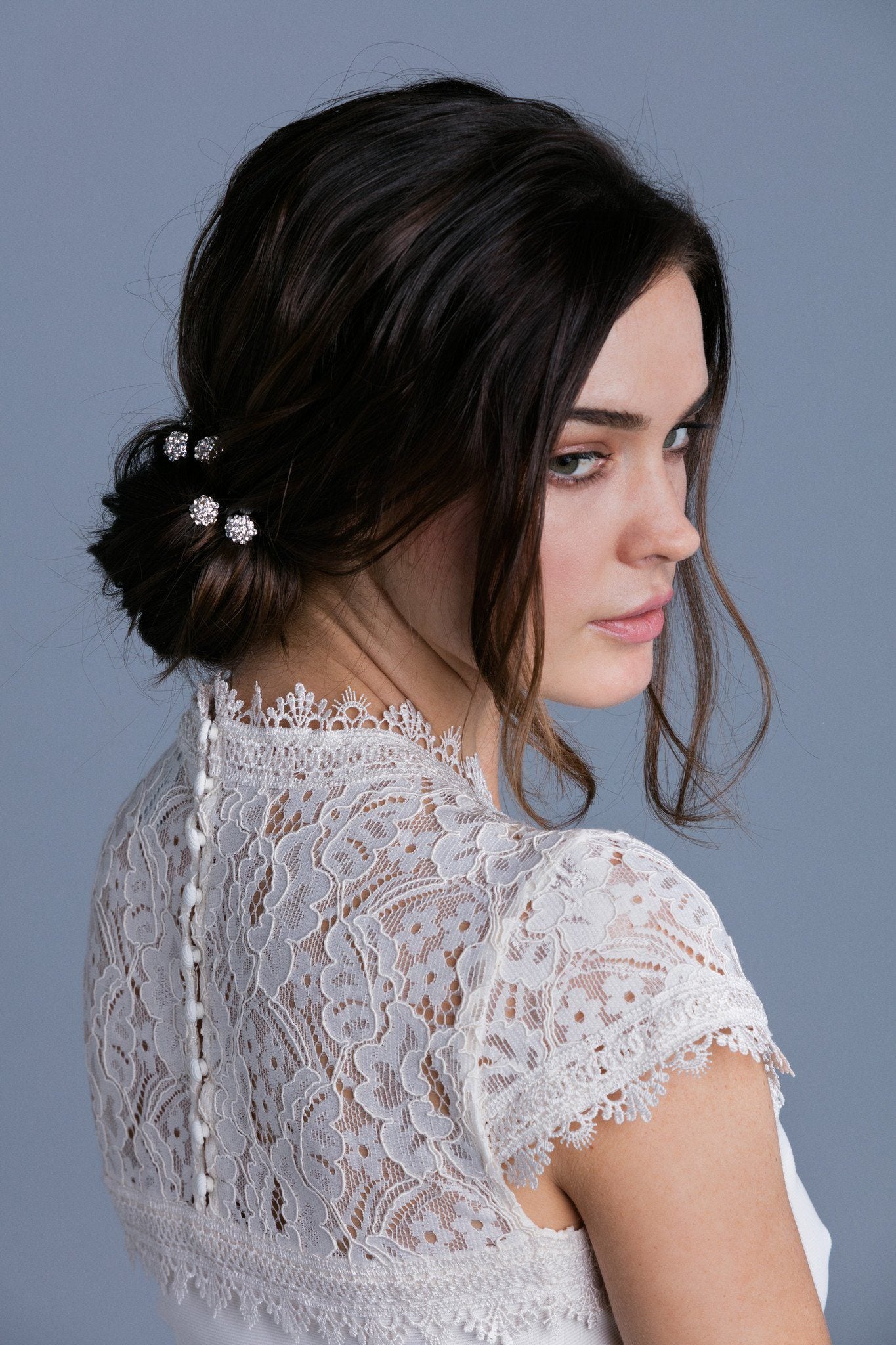 Mini Crystal Cluster Hair Stick Stick Soho Style