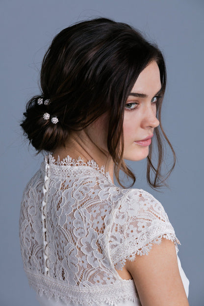 Mini Crystal Cluster Hair Stick Stick Soho Style