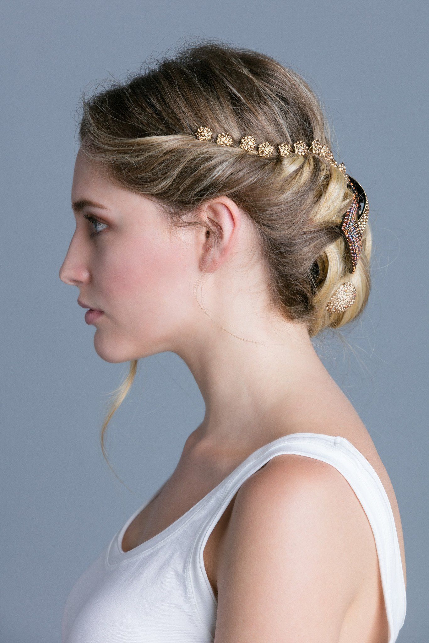 Mini Crystal Cluster Hair Stick Stick Soho Style