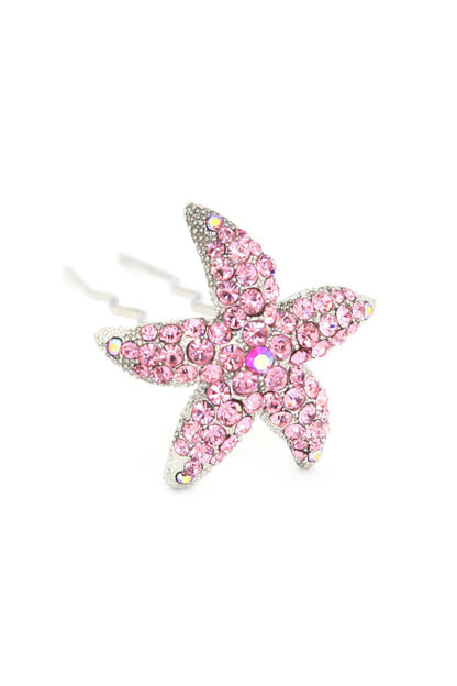 Crystal Starfish Hair Stick Stick Soho Style