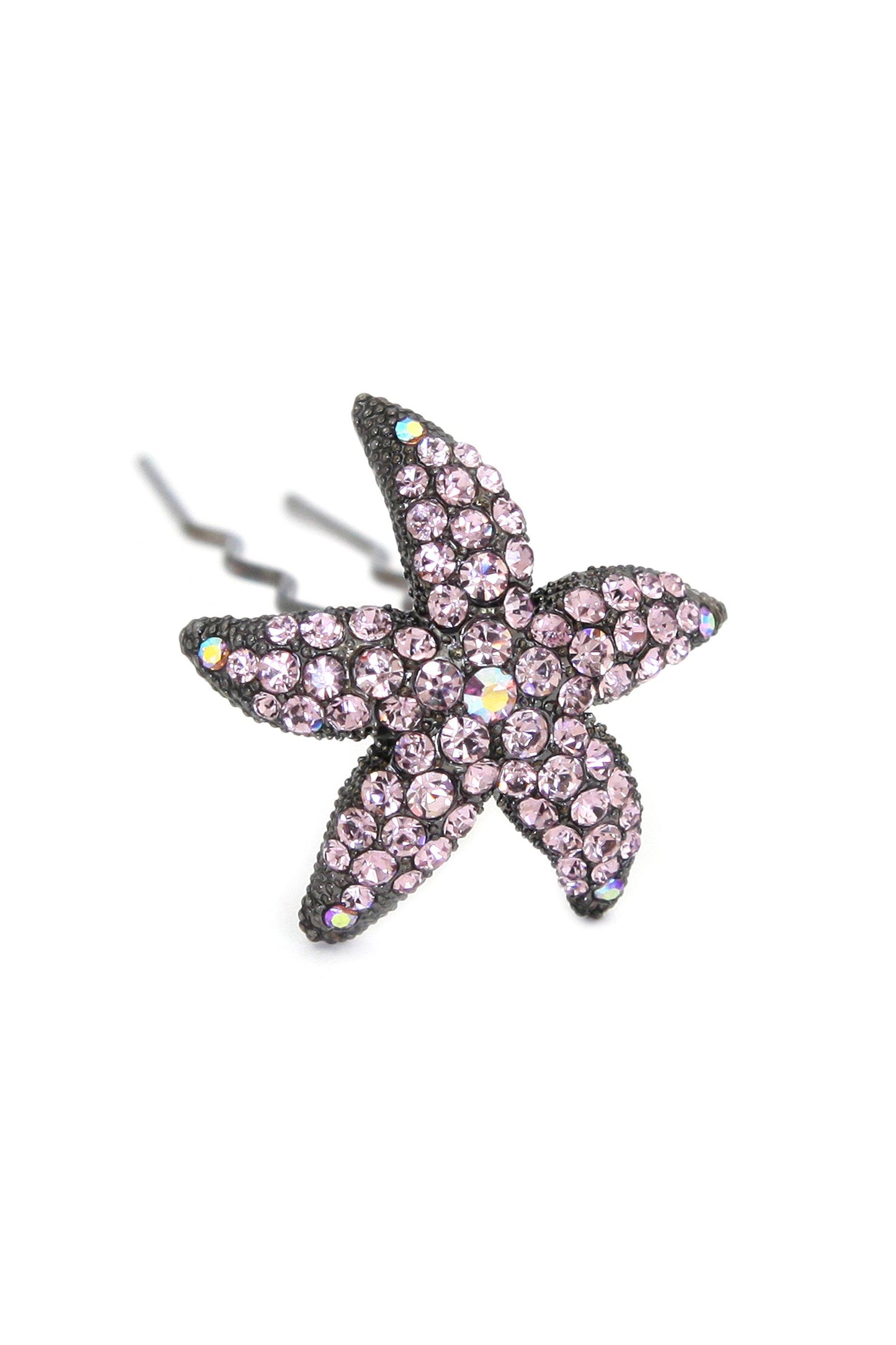 Crystal Starfish Hair Stick Stick Soho Style