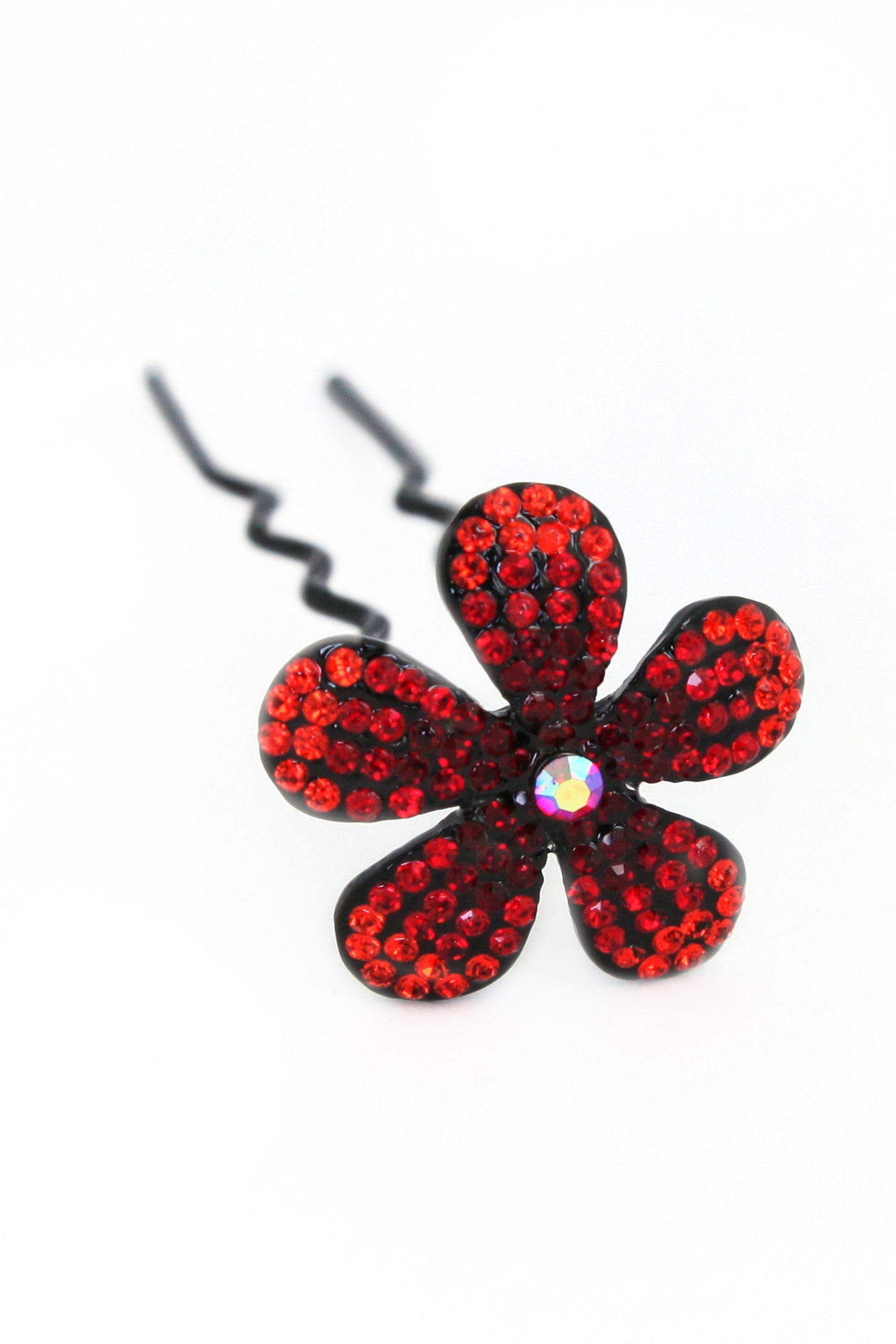 Ombre Crystal Flower Hair Stick Stick Soho Style