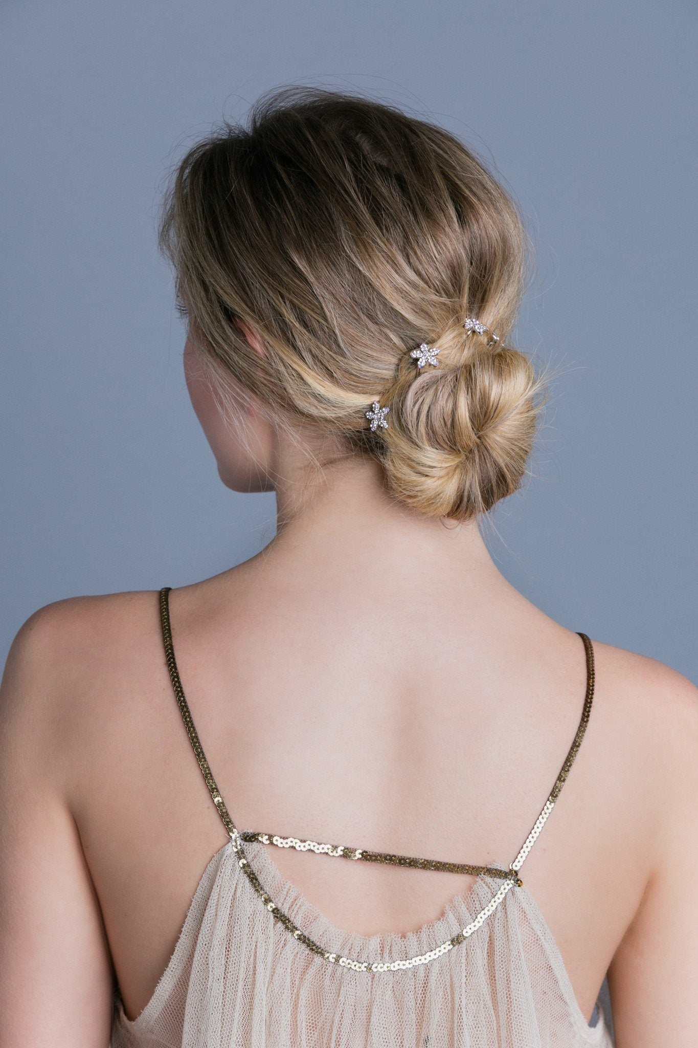 Small Crystal Daisy Hair Stick Stick Soho Style