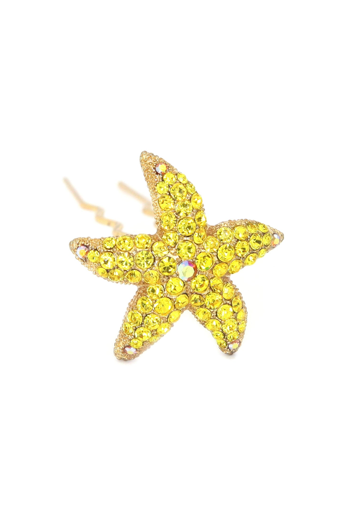 Crystal Starfish Hair Stick Stick Soho Style