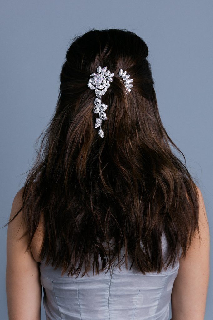 ROMANTIC ROSE HAIR COMB set ($270 value) value set Soho Style