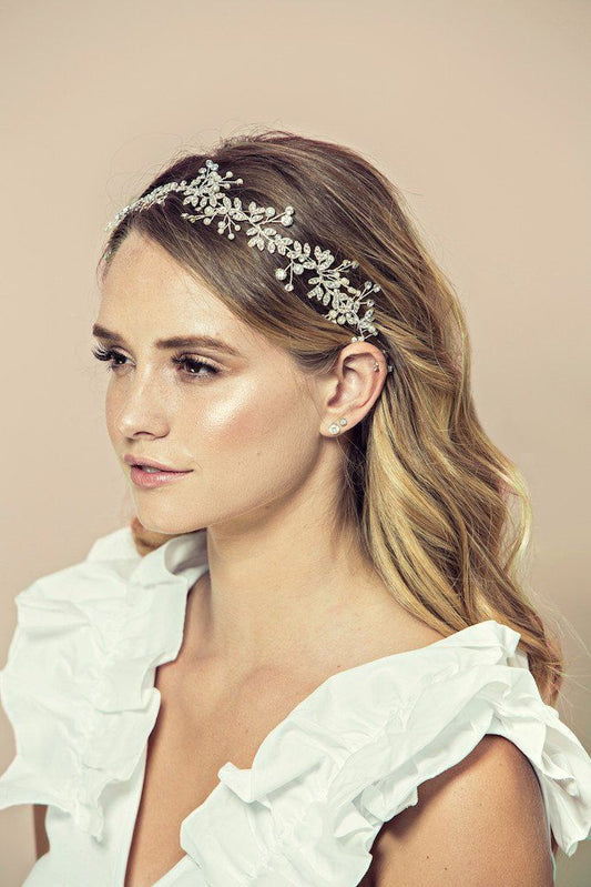 Katherine Crystal Hair Vine Wedding Soho Style