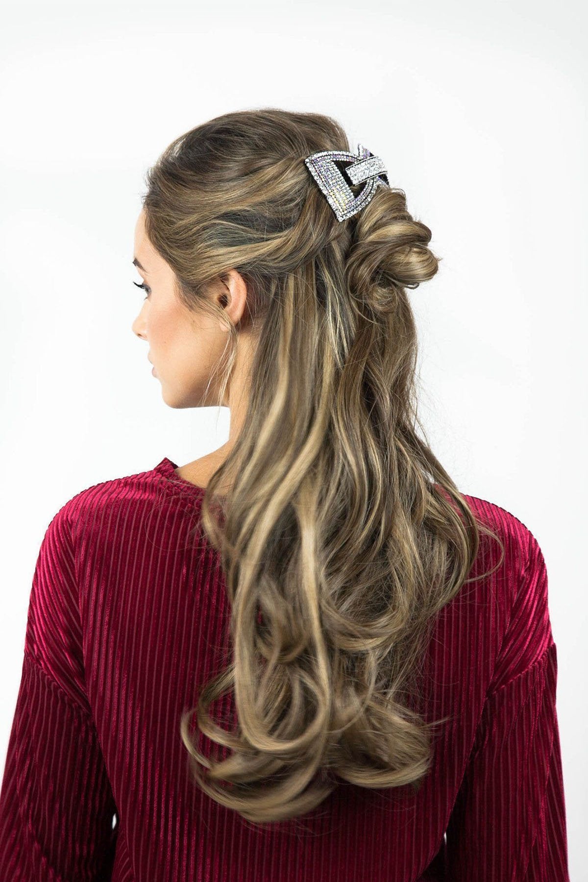 Tuxedo Hair Bow Tie Barrette Barrette Soho Style