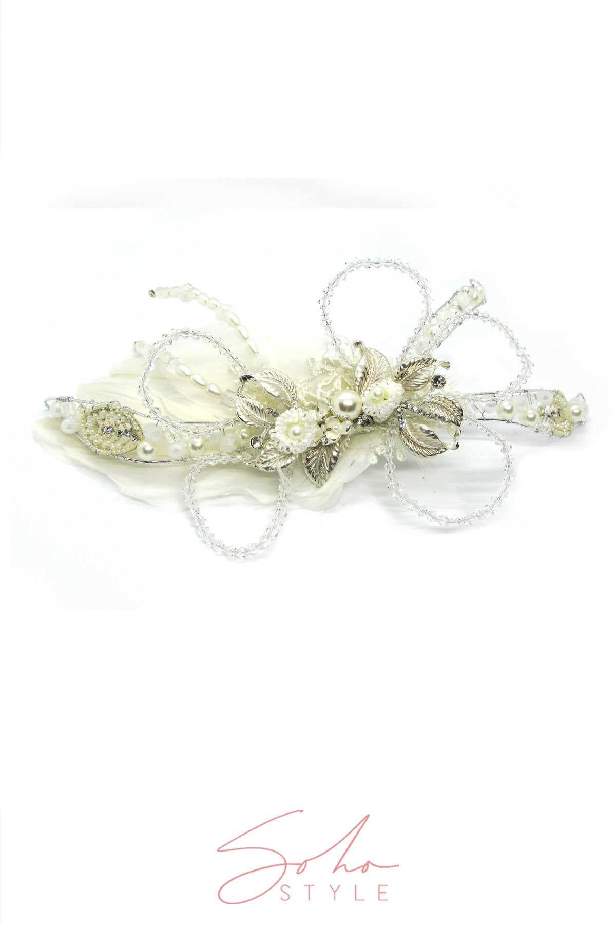 ARIEL FEATHER HAIR CLIP Wedding Sale