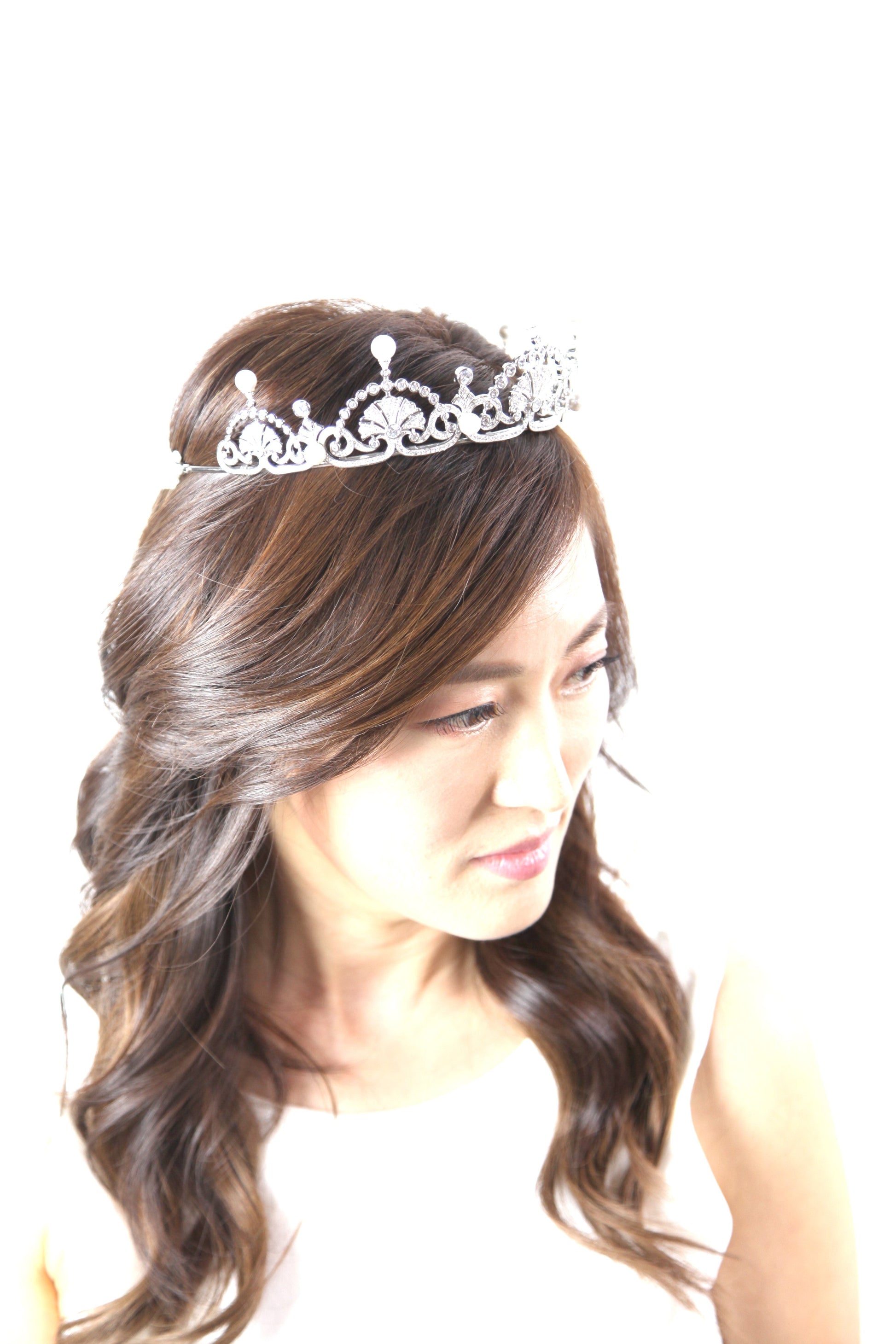 Aeris Crown Tiara W8111 Wedding Sale