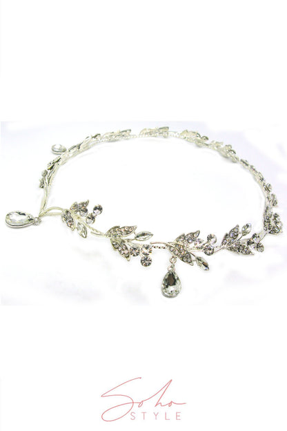 Jolee Crystal Hair Crown Wedding Sale