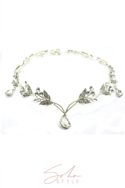 Jolee Crystal Hair Crown Wedding Sale