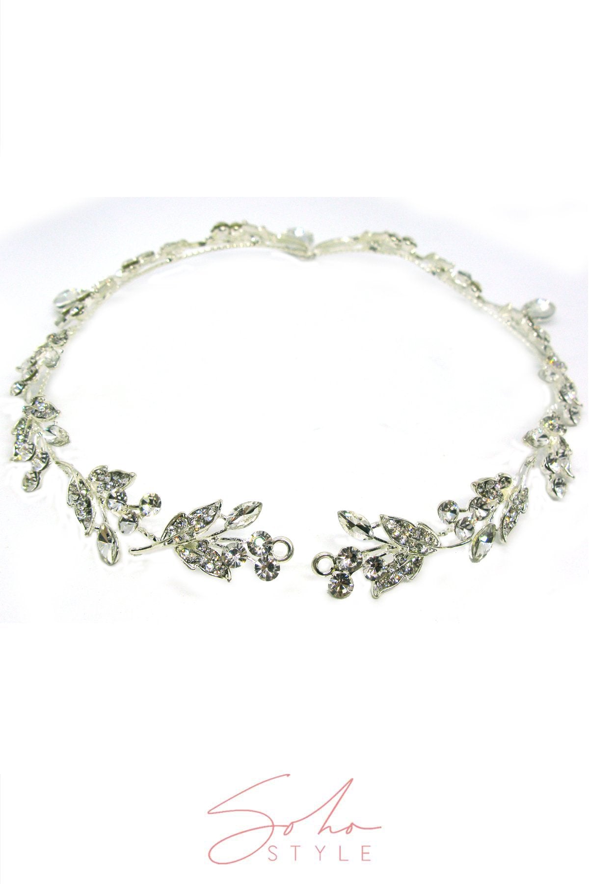 Jolee Crystal Hair Crown Wedding Sale